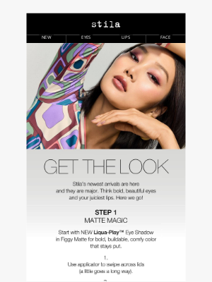 Stila Cosmetics - Get the Look: Fresh, Fun & Flawless with Stila