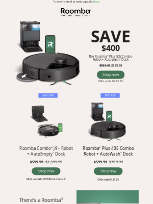 iRobot - Final Countdown: Up to $800 off ending soon