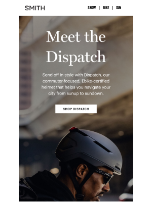 SMITH OPTICS - The Dispatch: Your new daily commute helmet