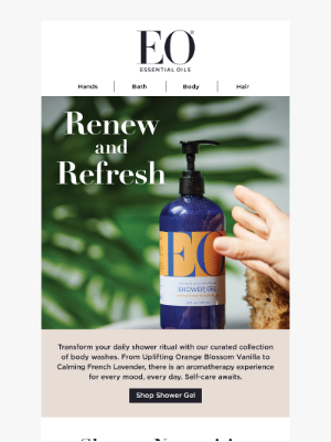 eoproducts.com - A nourishing shower experience