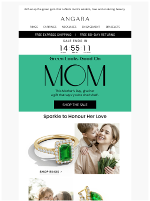 Angara - Emeralds on Sale: Surprise Mom Now 🎁