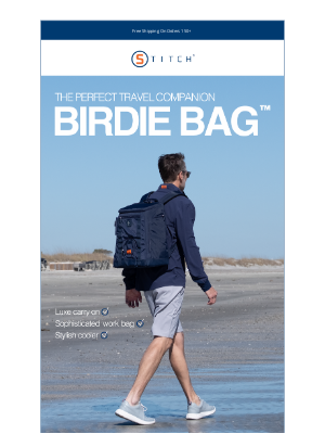 Stitch Golf - Not Your Average Backpack. Say Hello To The Birdie Bag.