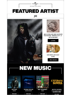 Spotify - New music from JID, Kid Cudi, Teyana Taylor, & more