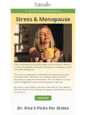 Estroven - Is menopause stressing you out?