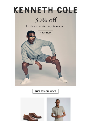 Kenneth Cole - Last Chance: 30% Off All Men’s Must-Haves