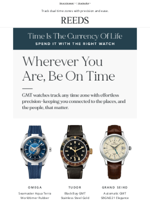 REEDS Jewelers - Frequent fliers, this watch is for you