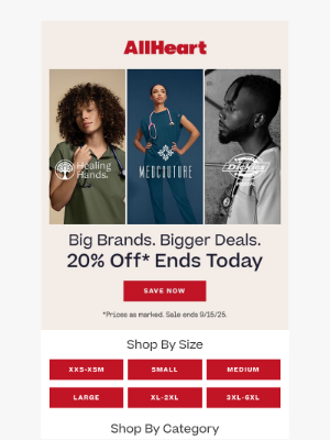 LAST CALL for 20% OFF