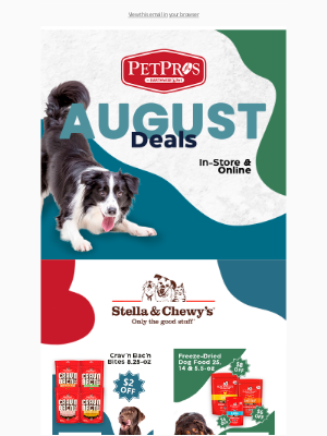 Pet Pros - PAWfect August - Wagging Tails & Wallet-friendly Dog Food! 🐶❤️