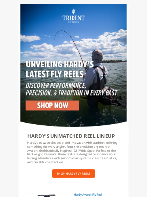 tridentflyfishing.com - Hardy’s Latest Reels Are Here