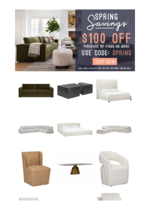 High Fashion Home - Hurry! The Spring Sale ends tonight.