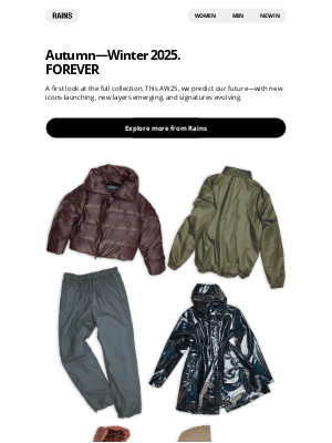Rains - Launching tomorrow.