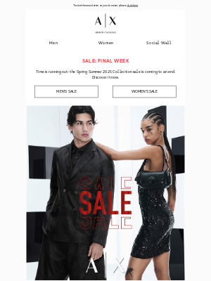 Armani - SALE: FINAL WEEK