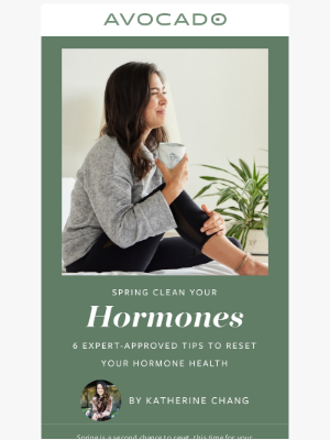 Avocado Green Mattress - A last-minute spring cleaning for your hormones.