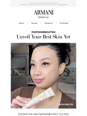 Giorgio Armani Beauty - Unlock Your Best Skin With #ArmaniBeauties