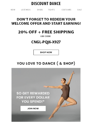 Dance Dollar Rewards!
