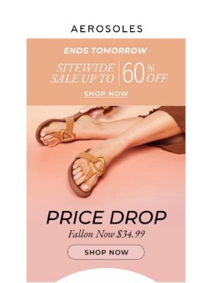 Aerosoles - ATTN: SITEWIDE ENDS TOMORROW 📢