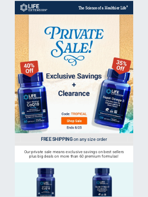Life Extension - 🌅 Up to 60% Off: Shop Exclusive Savings!