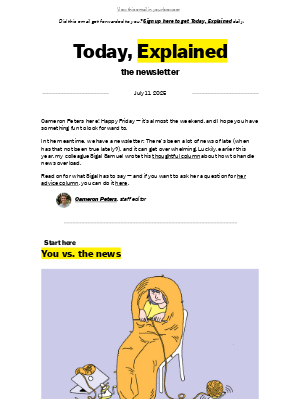 Vox - You vs. the news