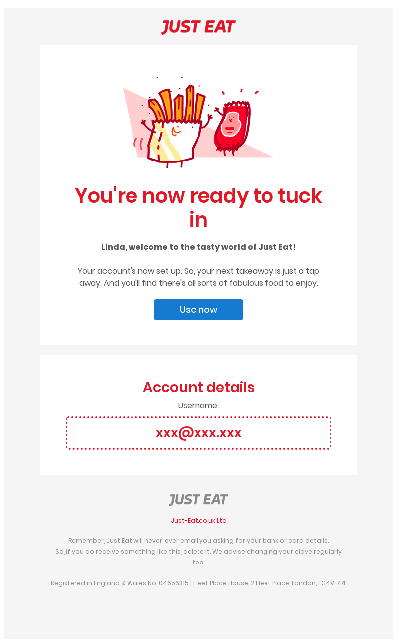 Just Eat (United Kingdom) - 	Linda – ready, steady, Just Eat 