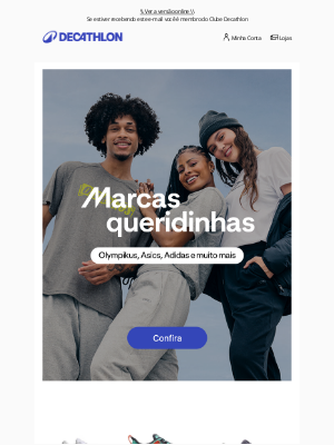 Decathlon (Brazil) - Olympikus, Adidas, Asics e mais você encontra aqui! 💙