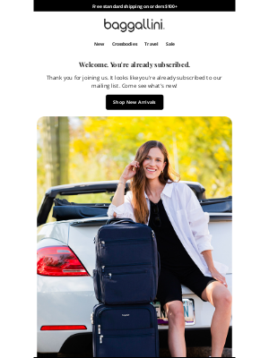 baggallini - Welcome back to baggallini