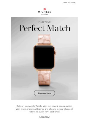 MICHELE - The Perfect Companion for Your Apple Watch®