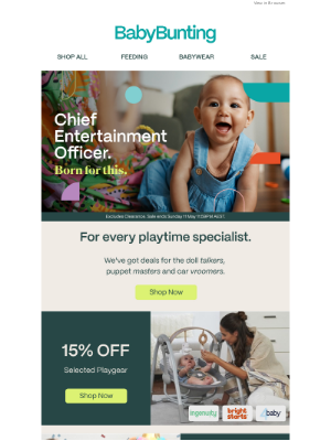 Great savings for the playtime specialists 🧸🎁