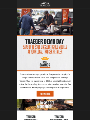 Traeger Grills - Try Before You Buy at Traeger Demo Day