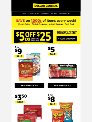 Dollar General - 🔥 All the hottest deals, all in one place.