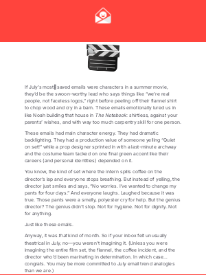 Really Good Emails - You Saved These Emails Like They Were Crying in the Rain
