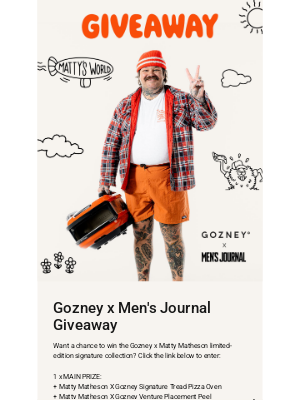 GOZNEY - Win the Ultimate Matty Matheson X Gozney Pizza Kit