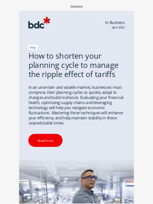 BDC (Canada) - How to change your planning cycle for uncertainty
