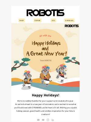 Robotis - ROBOTIS - Happy Holidays and Thank You