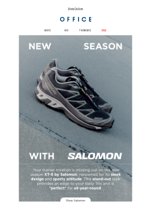 OFFICE Shoes (United Kingdom) - New season Salomon on repeat 🔄