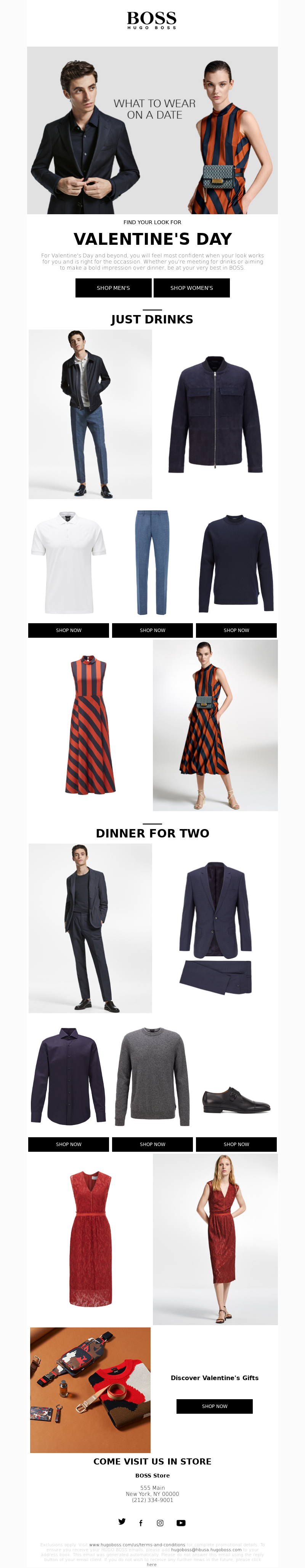 HUGO BOSS - What to Wear on a Date