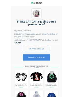 Storenvy - Just For You! 10% off from STORE CAT CAT