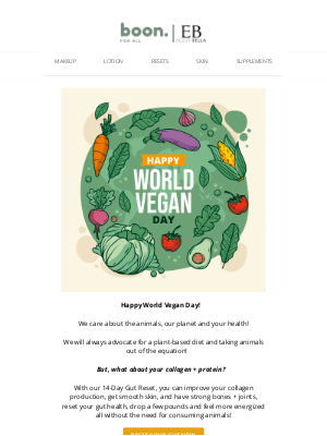 Ecco Bella - 💚Happy World Vegan Day