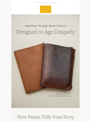 Moore & Giles - It's more than patina. It's personality.