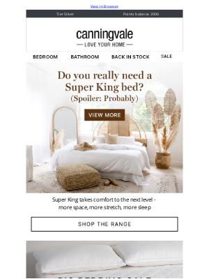 Canningvale (Australia) - Do you really need a Super King bed? (spoiler: probably)