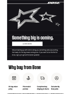 Bose - Bose x LISA is coming to you soon!