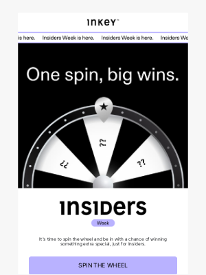 The INKEY List - Today only: Spin to win 🤩