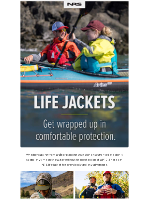 NRS - Life Jackets: Paddle and Play with No Stress