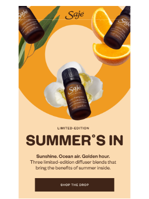 Saje Natural Wellness - NEW Summer's In