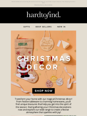 HardToFind(Australia) - Discover Unique Christmas Décor for Your Home!