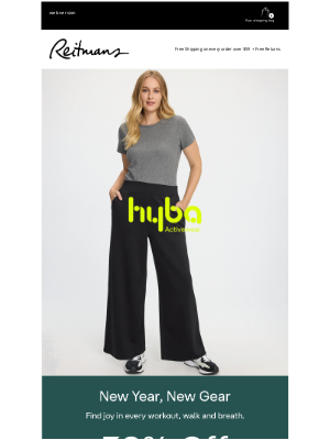 Reitmans (Canada) - Find your joy with 30% off Hyba Activewear