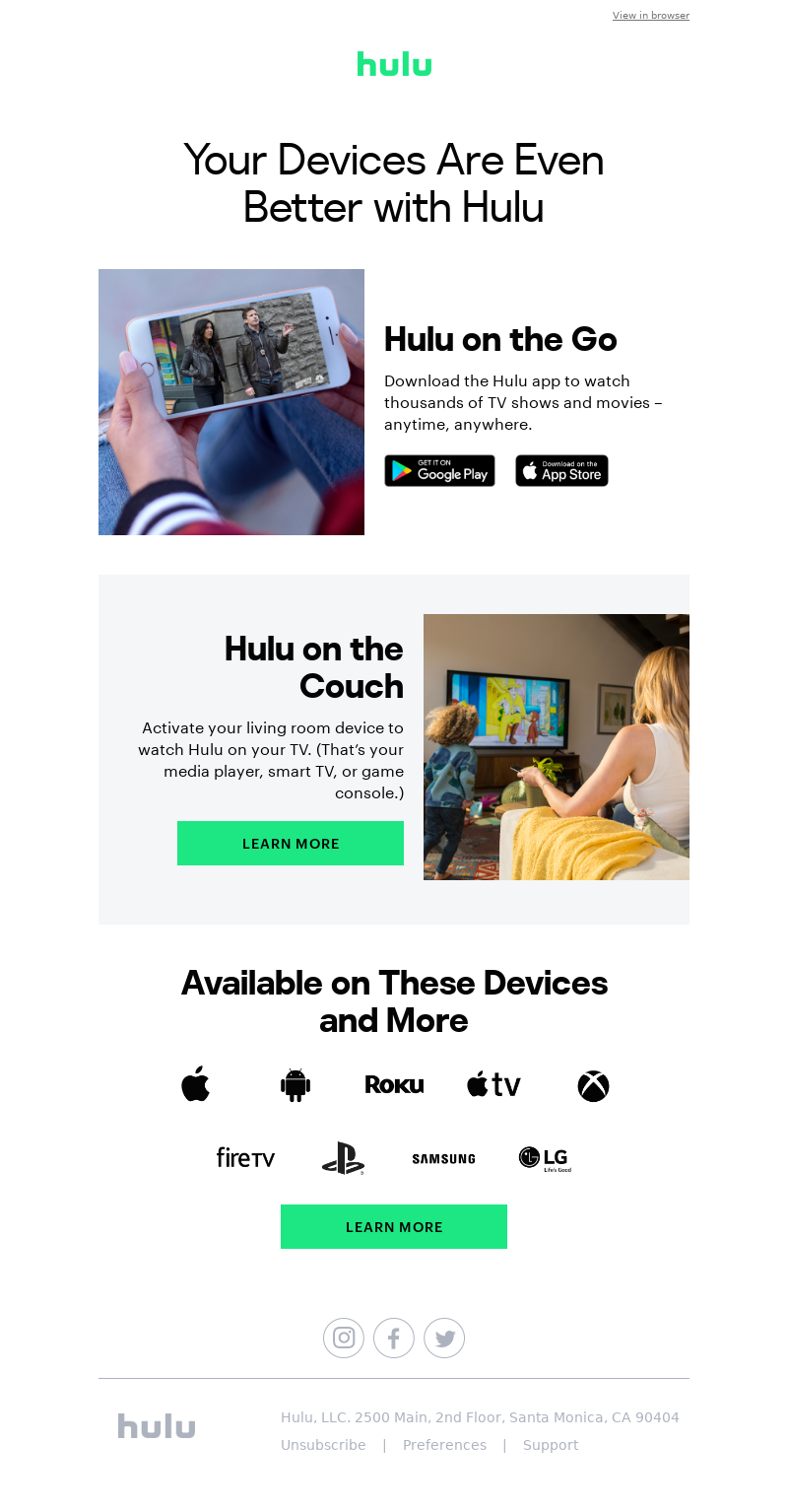 Hulu - Watch Hulu on All Your Devices