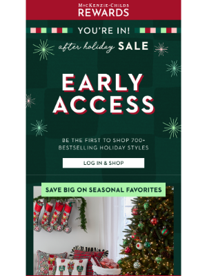 MacKenzie Childs LLC - Today only: Early Access 🗝️ Up to 50% off