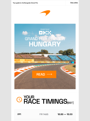 McLaren Store - Who’s Hungary? 🇭🇺