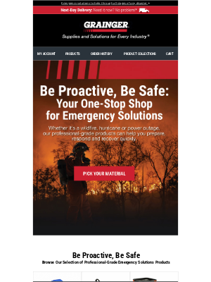 Grainger - Are You Prepared for the Unexpected? We’ve Got You Covered