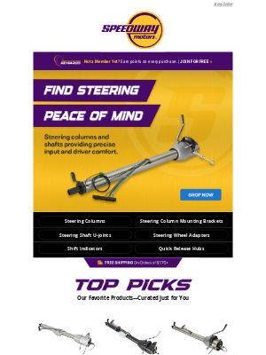Speedway Motors - Take Control of Your Steering System